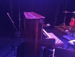The upright piano mixed separately for live & recording