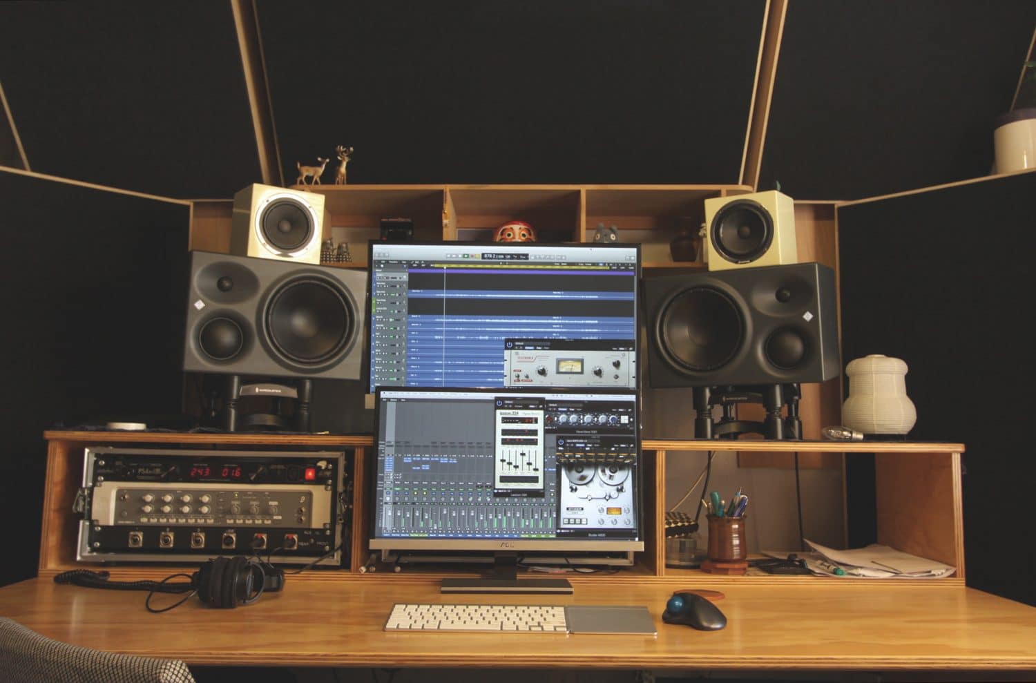 Multi track mixing recording studio
